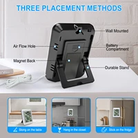 Thermomètre numérique pour réfrigérateur avec capteur étanche de 2 m, enregistrement minimum/Max ° F/ ° C pour réfrigérateur/congélateur/usage domestique 4