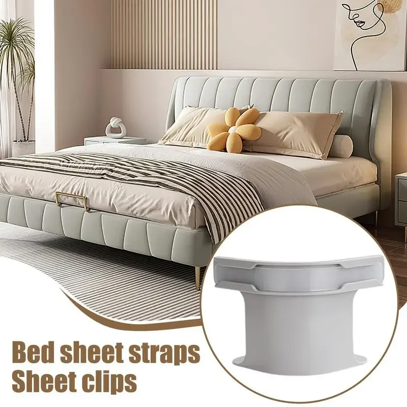 4PCS Bed Sheet Holder Invisible Bed Sheet and Bed Cover Fastener Quilt Sheet Non-slip Clips