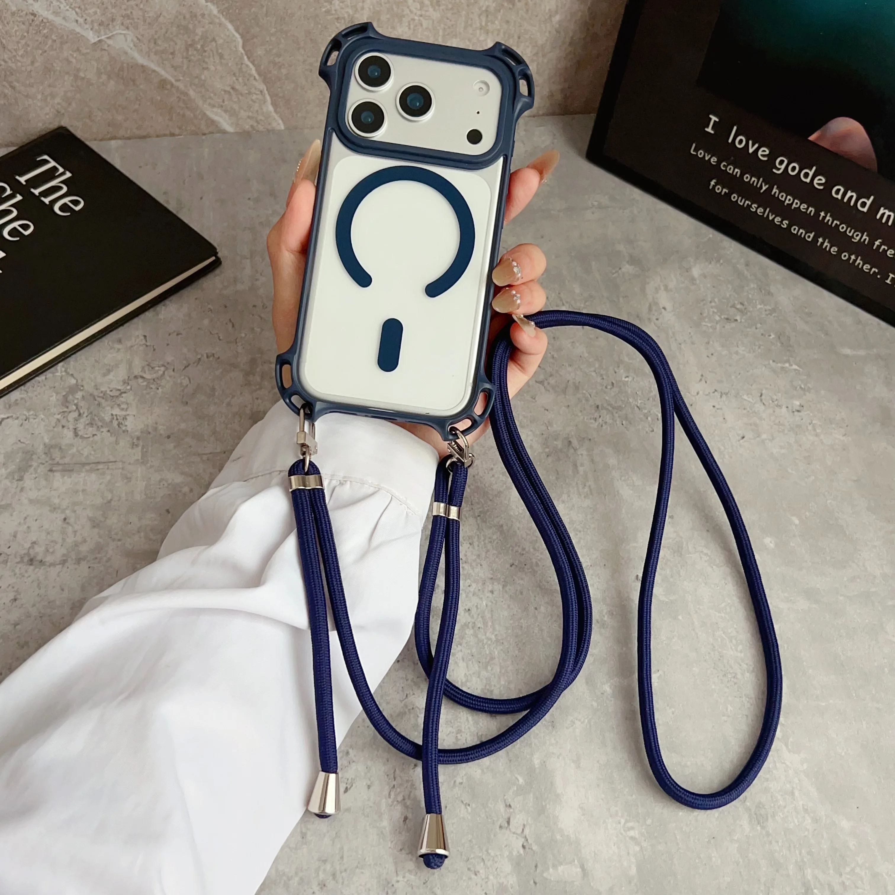 Creative Drone Anti-Drop Magnetic Case with Transparent Crossbody Shell