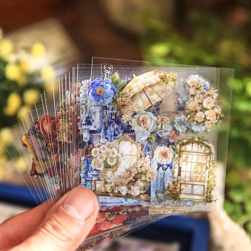Mr Paper 100pcs/bag World Creation Series Stickers Gift Box Vintage European and American Style Stickers DIY Handbook Scrapbook