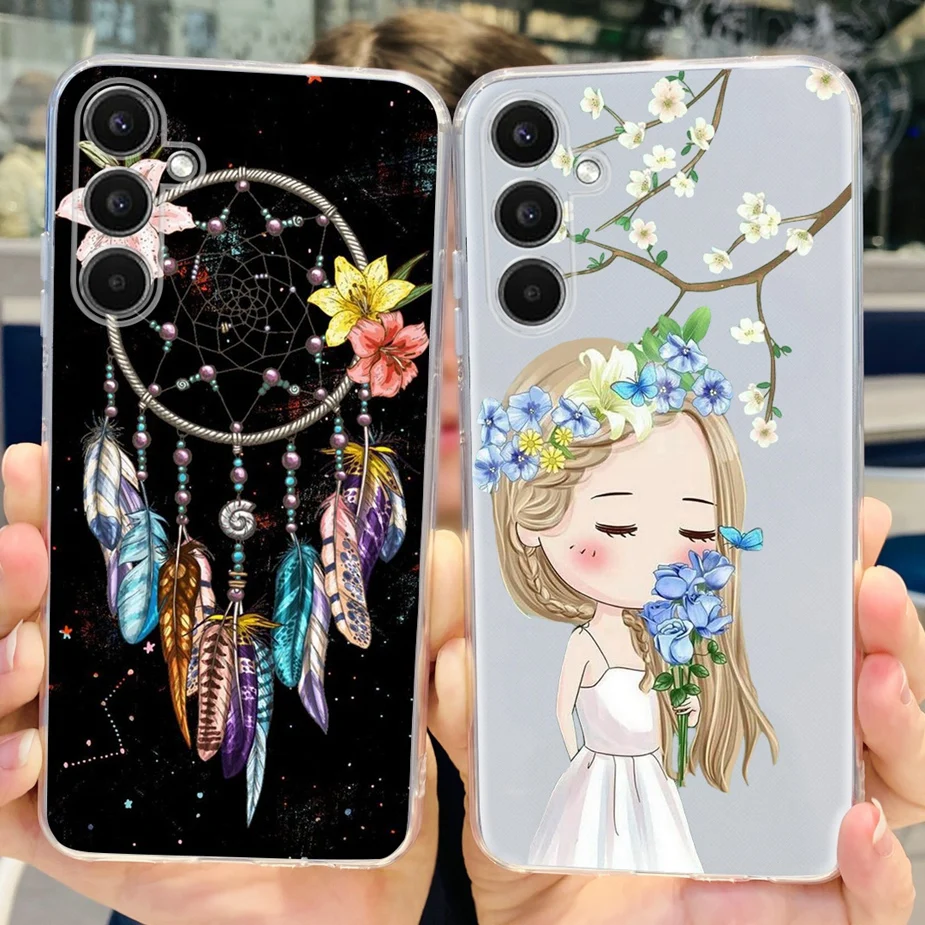 Cute Cat and Butterfly Soft Silicone Phone Case - Stylish Protective Cover