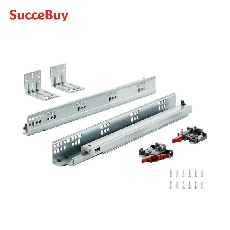 Heavy Duty Ball Bearing Drawer Side Mount Rails