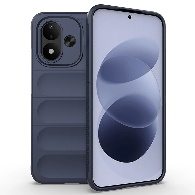 Shockproof TPU Shield Silicone Anti-Fall Non-Slip Protective Phone Case