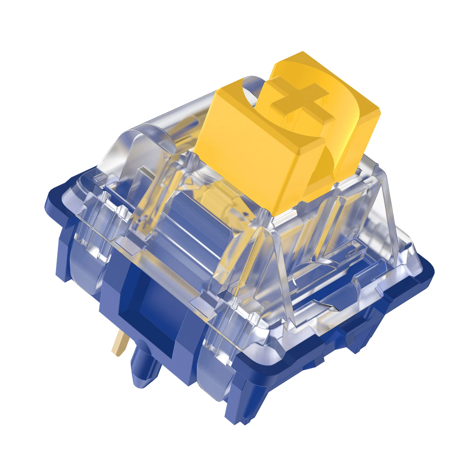 Durock Velocidade Prata Interruptores mm Atuação Linear Interruptor 13.45 mm Longo Pólo Stem 48g Estendido Primavera Splash Irmãos Caixa Interruptor - Imagem 3