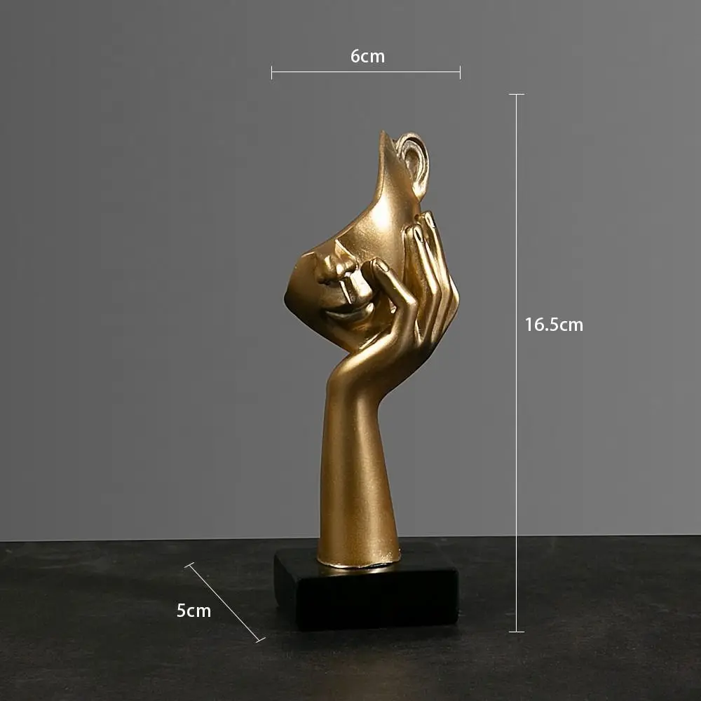 Nordic Abstract Face Statue 6