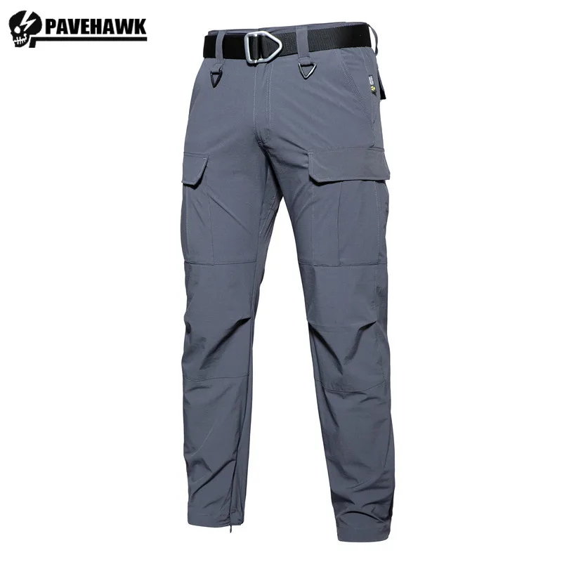 

Camouflage Tactical Cargo Pants Mens Quick Drying Multi Pocket Outdoor Sports Hiking Trousers Casual Elasticity Combat Overalls