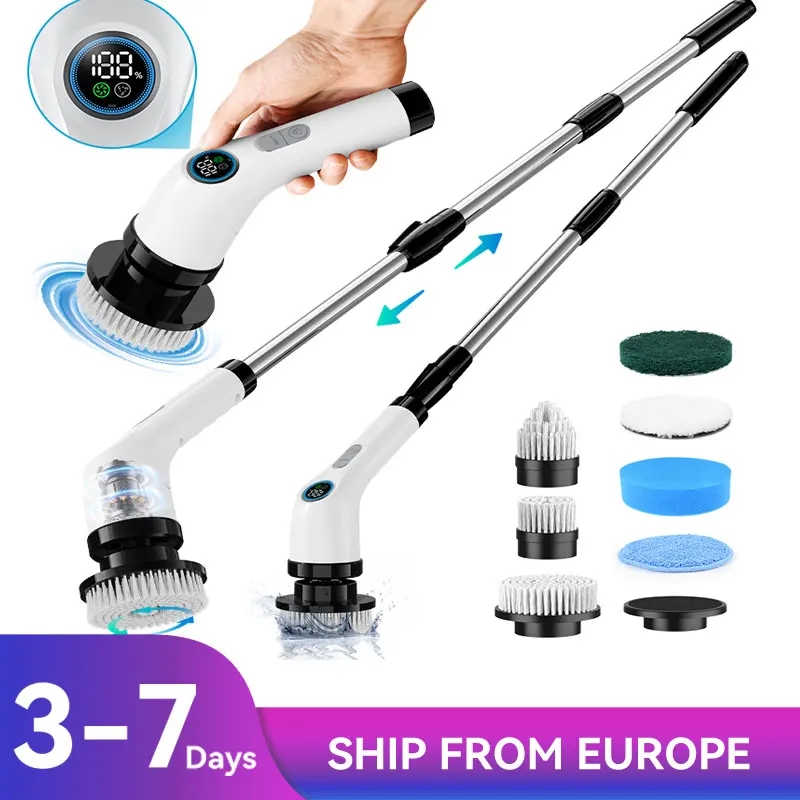 Spazzola Rotante Lavaggio Auto A Idropulitrici Da Giardino - Foto 11