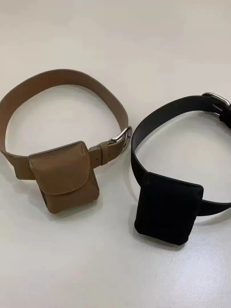 JIAERDI Retro Frosted Belt Square Flip Waist Bag Women 2025 Korean  Accessories Mini Bag Purse Female Vintage Y2k Bags Hot Girls