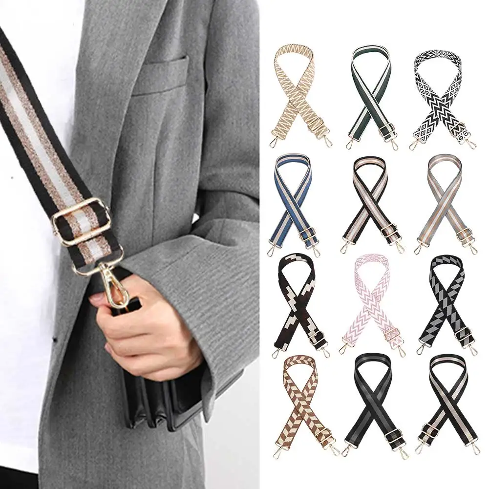 4cmAdjustableShoulderStrapFashionShoulderBagStrapsGeometric