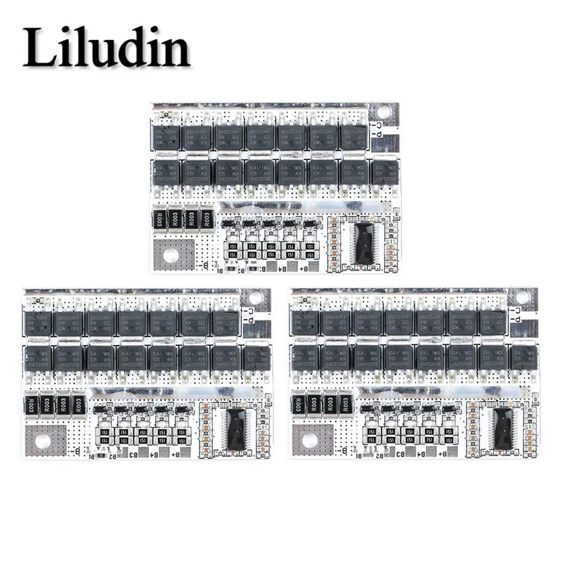 3S/4s/5s BMS 12v 16.8v 21v 3.7v 100a Li-ion Lmo batteria al litio carica del circuito di protezione della batteria ai polimeri di litio - immagine 2