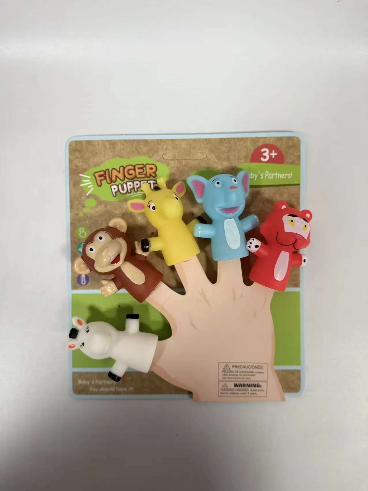 Rubber Farm Animal Finger Puppets Fun Bath Toy Educational Toy Shower Schools Party Favors animal finger puppet