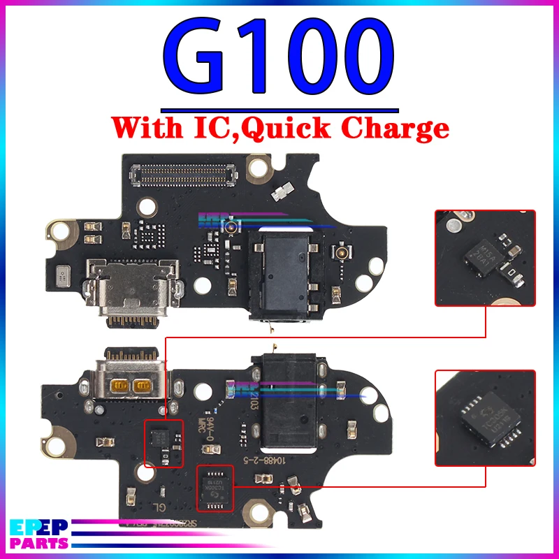 Charging Board Module for Motorola Moto G10 Power G20 G30 G40 Fusion G50 G60 G60S 5G G100 G200 Usb Dock Charger Port