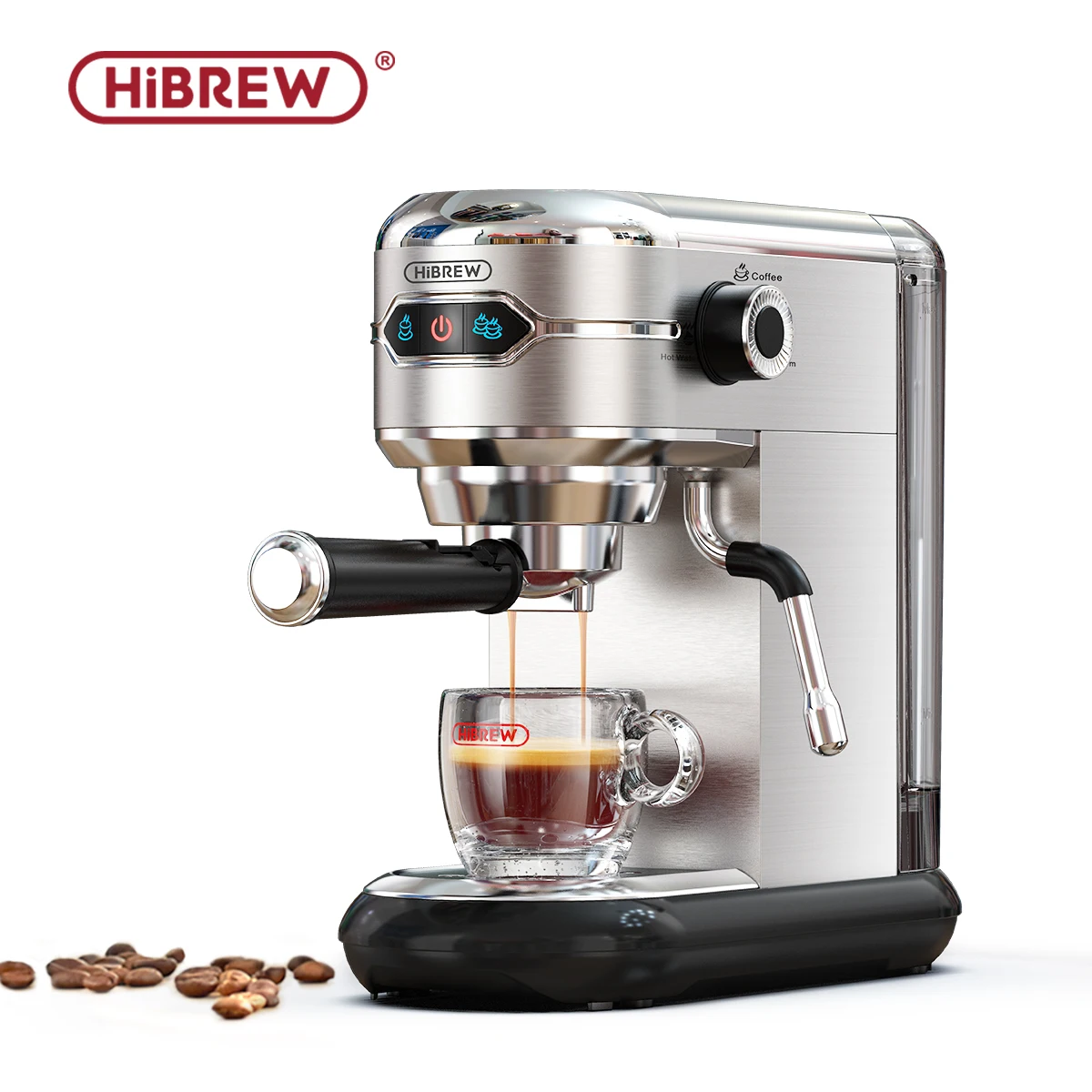 ESE Coffee Machine Silver, Coffee Makers ESE Pods, Espresso Coffee Machine