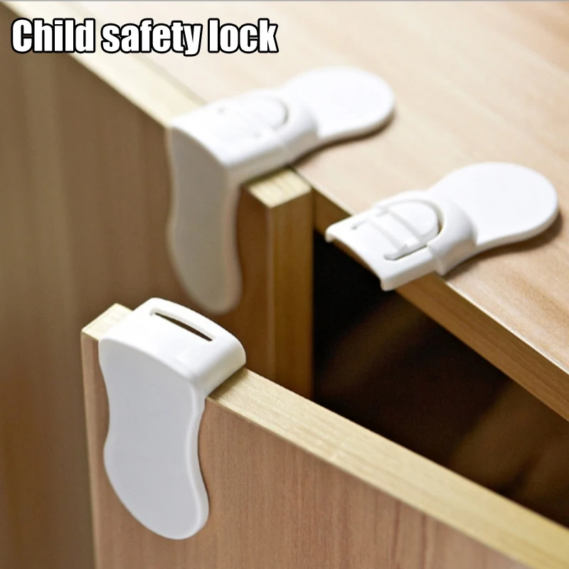 

1/5Pc/Set Child Safety Cabinet Lock Baby Anti-theft Security Protector Prevent Babies From Opening The Door At Will Safety Locks