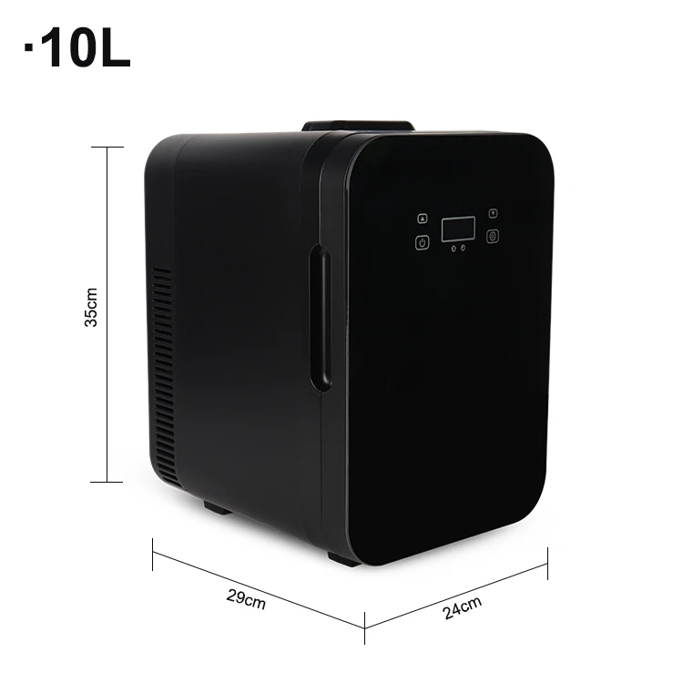 10 Liter Dc Refriger Portable Cooler Mini Car Fridge Box Compact Refrigerators Camping Thermoelectric 12v