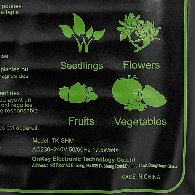50X25 Cm -Es Növényi Vetőmag Csírázás Terjedése Klón Indító Pad Üvegházhatású Palánta Fűtő Szőnyeg 220V Eu Dugó Vízálló - Image 5
