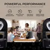 ChefWave Espresso Machine Compatible with Nespresso Coffee Capsules(Black), Pod Holder,Cups and Descaling Powder Bundle(2 Items) 5