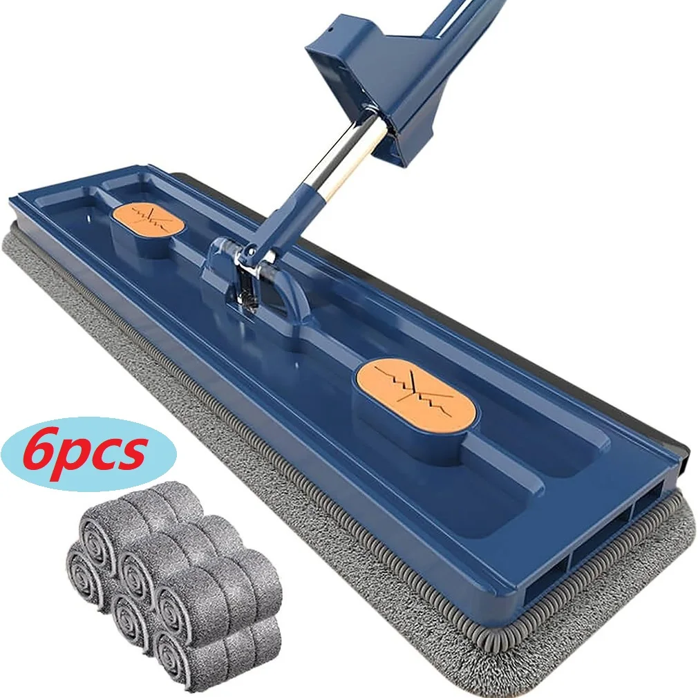 6pcsRag1pcsMopLargeFlatMopFloorMopAreaFloorMopWith