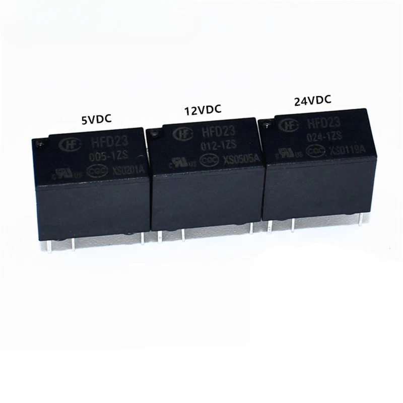 

5pcs/lot Relay HFD23 012-1ZS 12V 005-1ZS 5V 024-1ZS 24V 6 pin group conversion