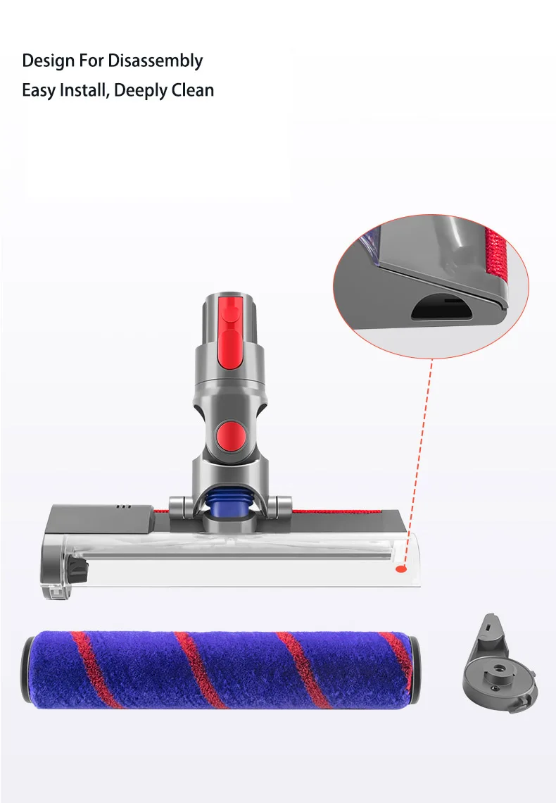 Brosse Electrique Compatible Avec Les Aspirateurs Dyson V7, V8, V10