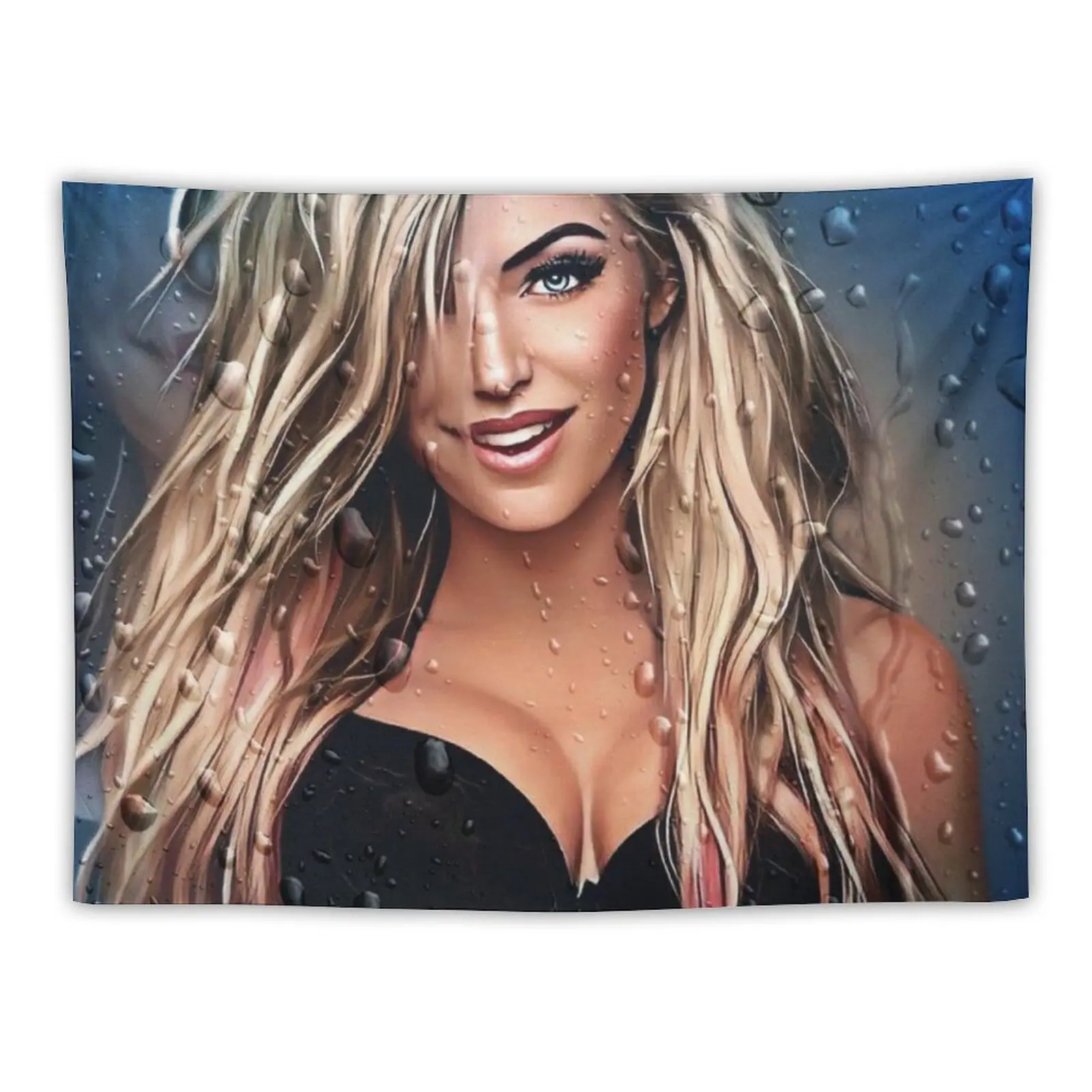 

New Beautiful Blonde Girl Blue Filter Tapestry Bedroom Funny Tapestry Home Decor Room Decor Cute