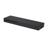 1U Rack Qotom DIY Powerful Soft Router Firewall Core i3-10110U/ i5-10210U/ i7-10710U 8x I226V 2.5G LAN 1