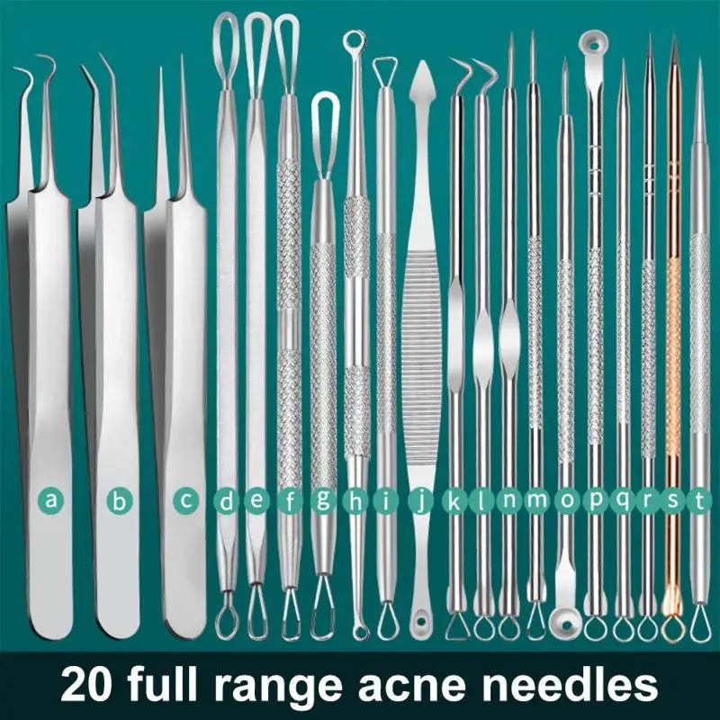 Blackhead Acne Needle Cell Pimples Blackhead Clip Tweezers Black Head Comedone Acne Blemish Extractor Beauty Face Skin Care Tool blackhead remover,acne remover,facial pore cleanser