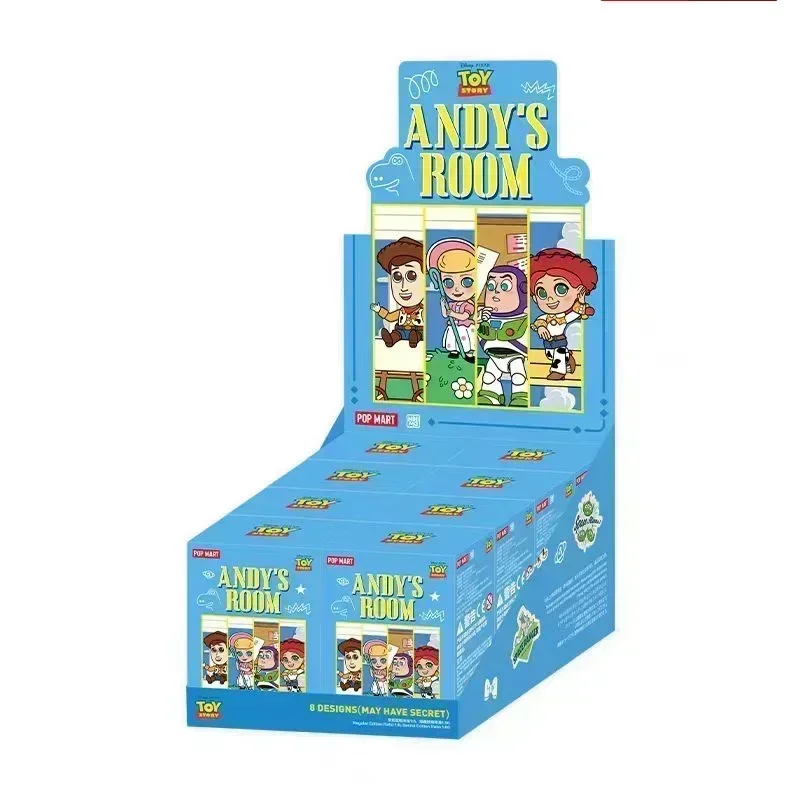 thumbnail image 1 of Caja sorpresa de Disney, serie Toy Story, habitación de Andy, figura periférica de anime, modelo de juguete, bolsa sorpresa para adivinar, regalos decorativos de escritorio, 1 of 5