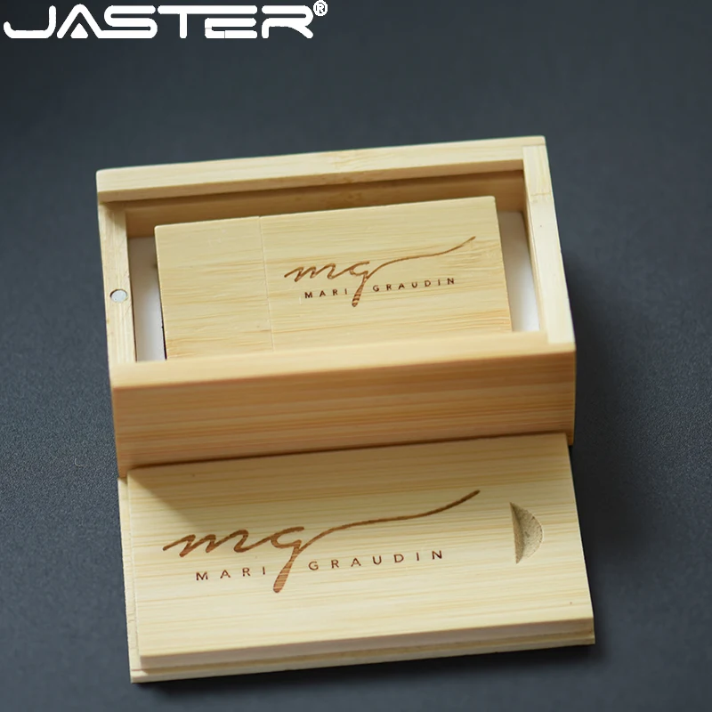 Lot Usb Flash Drive 128gb Caixa de Madeira Pen Drive 64gb Livre Logotipo Personalizado Presente de Casamento Criativo Memory Stick 32gb Pendrive 16gb 10 Pcs - Imagem 2