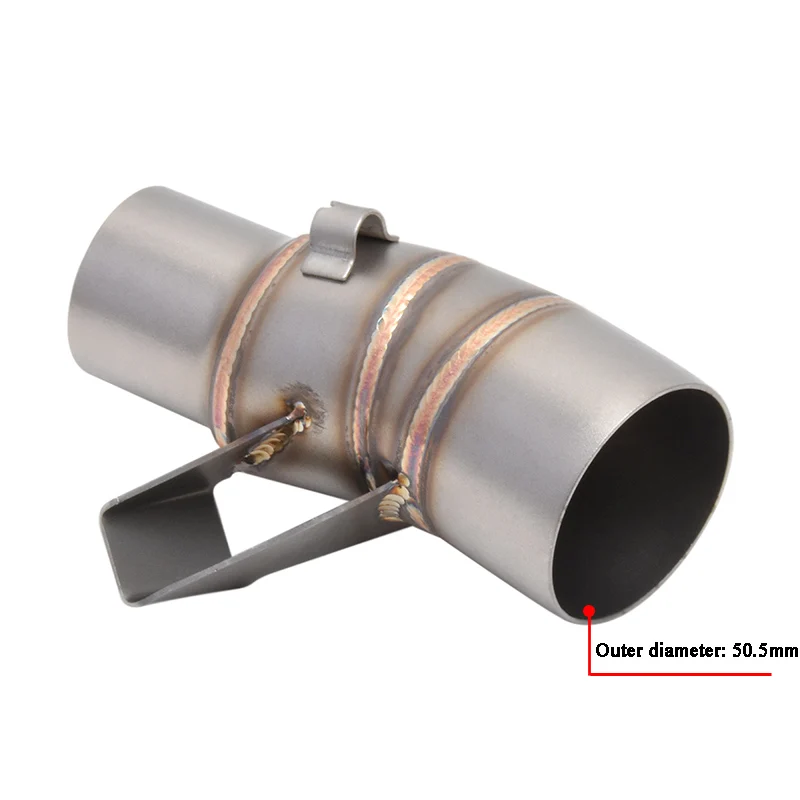 For HONDA X ADV750 XADV 750 2017 - 2021 Motorcycle Exhaust Escape Modified Middle Link Pipe Connecting 51mm Moto Muffler Tube - Image 2