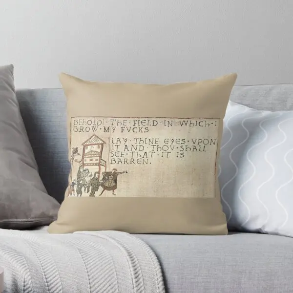 

Behold The Field Printing Throw Pillow Cover Hotel Decorative Square Cushion Decor Waist Office Pillows not include One Side