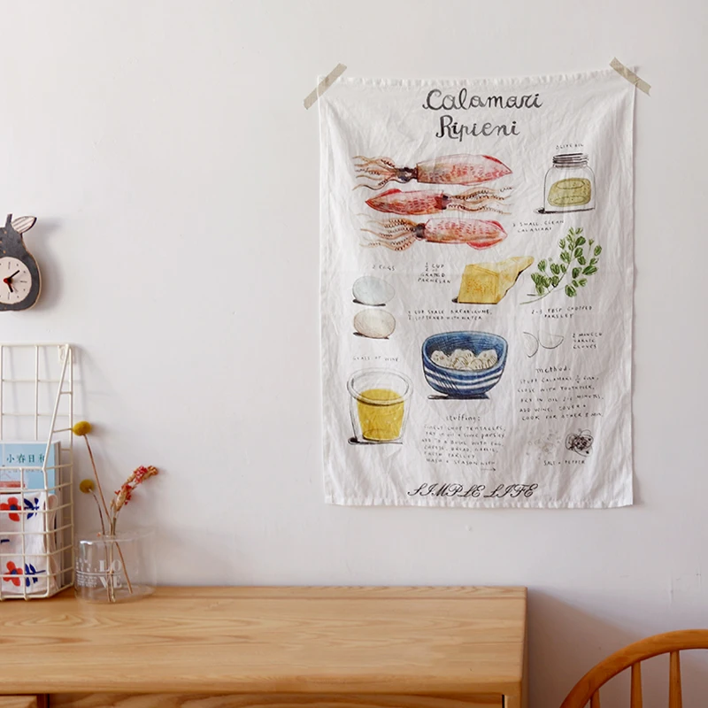 Placemat Baking Cloth Reusable Kitchen Tablecloth Multi Wall Tapestry Bedroom Decor Placemat Photo Background Cloth 5/3PCS