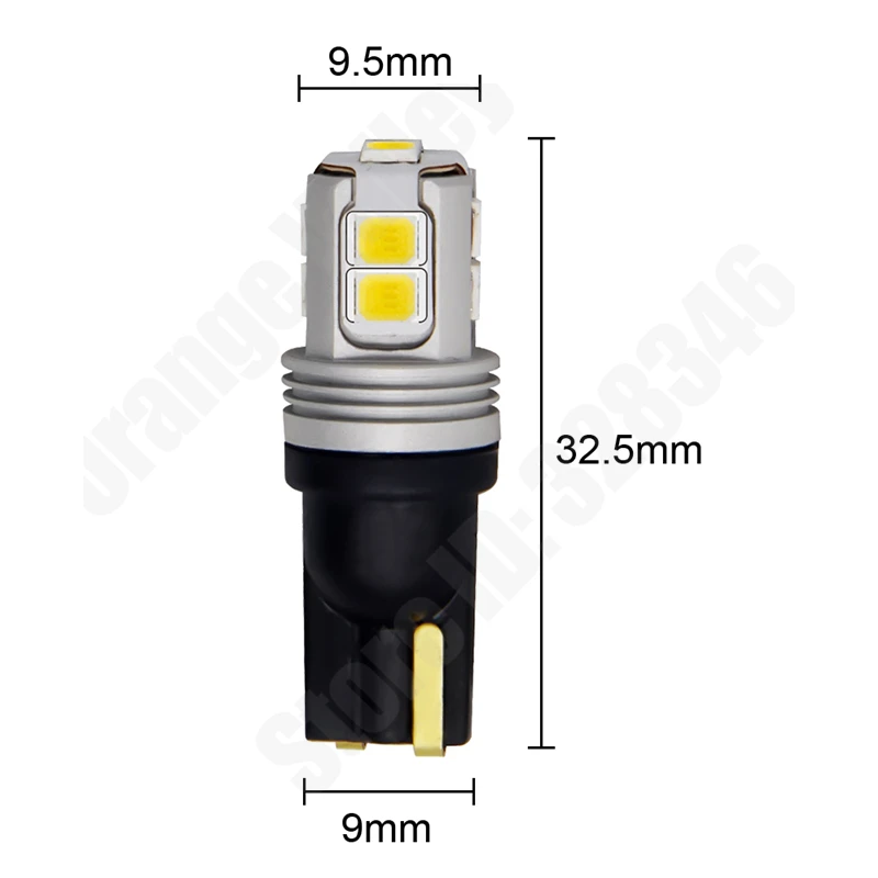  ȣ   , T10 194 168 W5W 10 LED 2835 SMD , DC 12-20V, 2 
