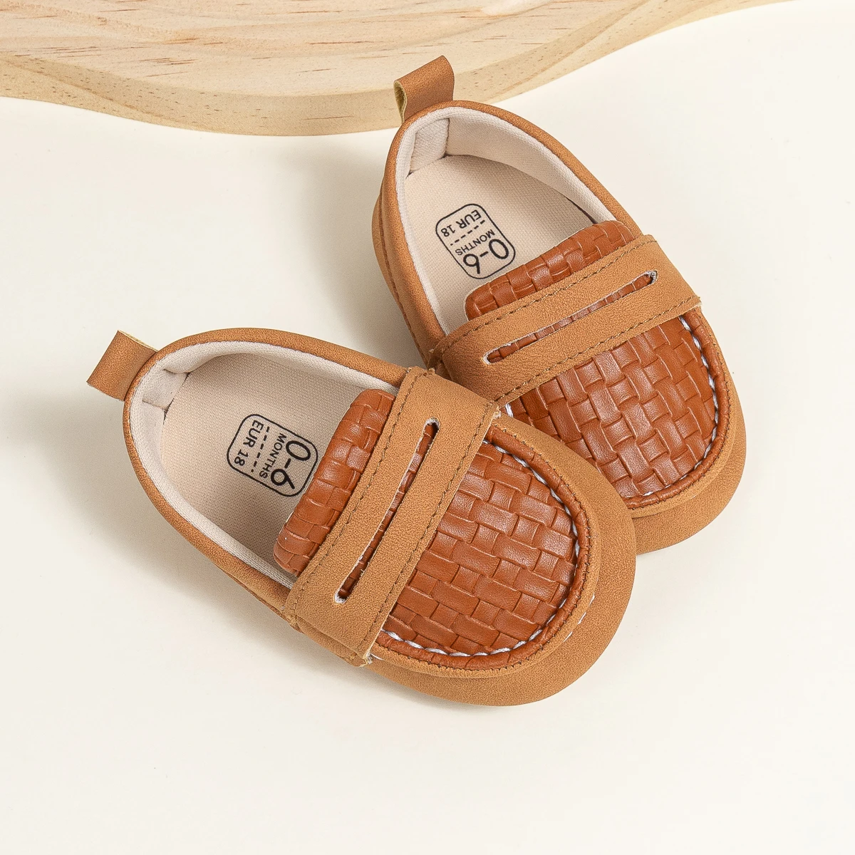 KIDSUN Baby Girls Boys Classic Loafers Infant Oxford Dress Shoes Prewalker Soft Slip On Moccasin Crib Flats Newborn Shoes 4