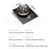 Household Gas Stove Hob Gas Burner Built-in Gas Cooker Desktop Gas Cooktop Timed Liquefied Gas Stove Cooktop estufa de gas 6