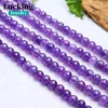 A+ Genuine Light Amethyst Purple Crystal Beads 4-12mm Loose Quartz Beads For Jewelry Making DIY Bracelets Necklace 5