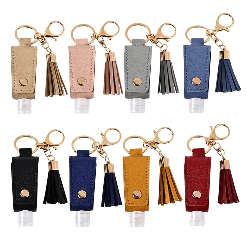 

8 шт., Дорожный Кожаный Брелок для ключей, 30 мл