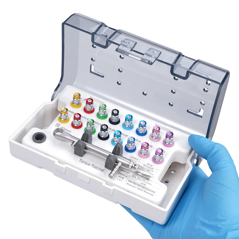 Dental Universal Implant Prosthetic Kits Restoration Torque Screwdriver Wrench Ratchet Dentistry Handpiece Repair