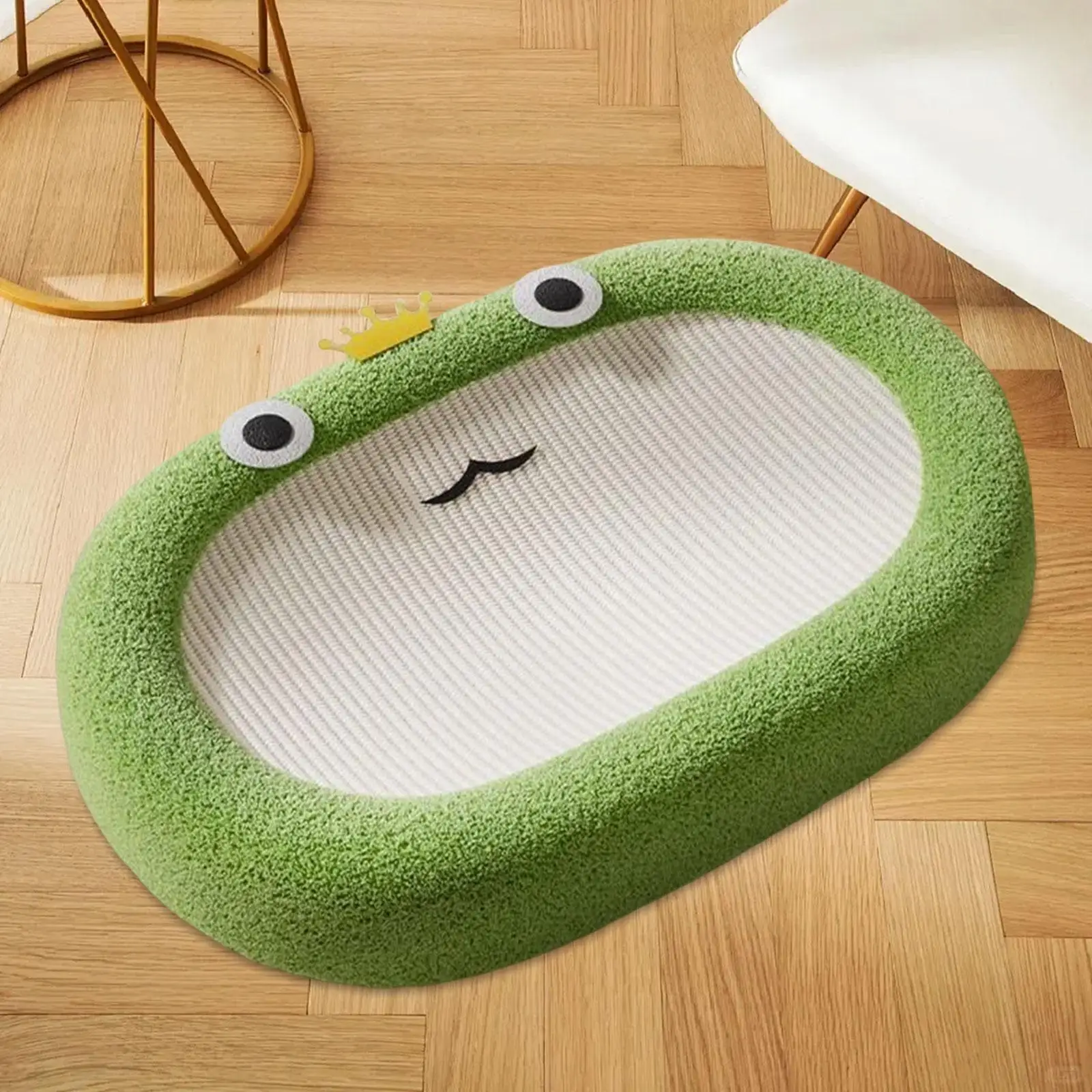 Cat Scratcher Cat Scratching Board Pet Bed Sisal Sturdy Cat Couch Accessories Oval Frog Design Cute Lounge for Training
