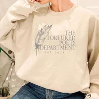 The Tortured Poets Departmentest 2024 Printed Sweatshirts Women Men Causal TTDP Hoodie Harajuku in My Era Merch Womans Clothing 4