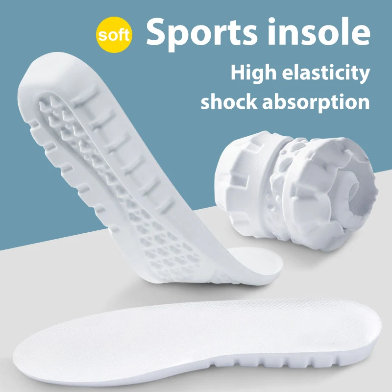 New Super Thick Memory Foam Insoles U Type Foot Health Sole Pad For Shoes Insert Arch Support Pad For Plantar Unisex