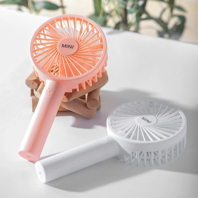 Mini ventilateur portable avec batterie rechargeable et 3 vitesses