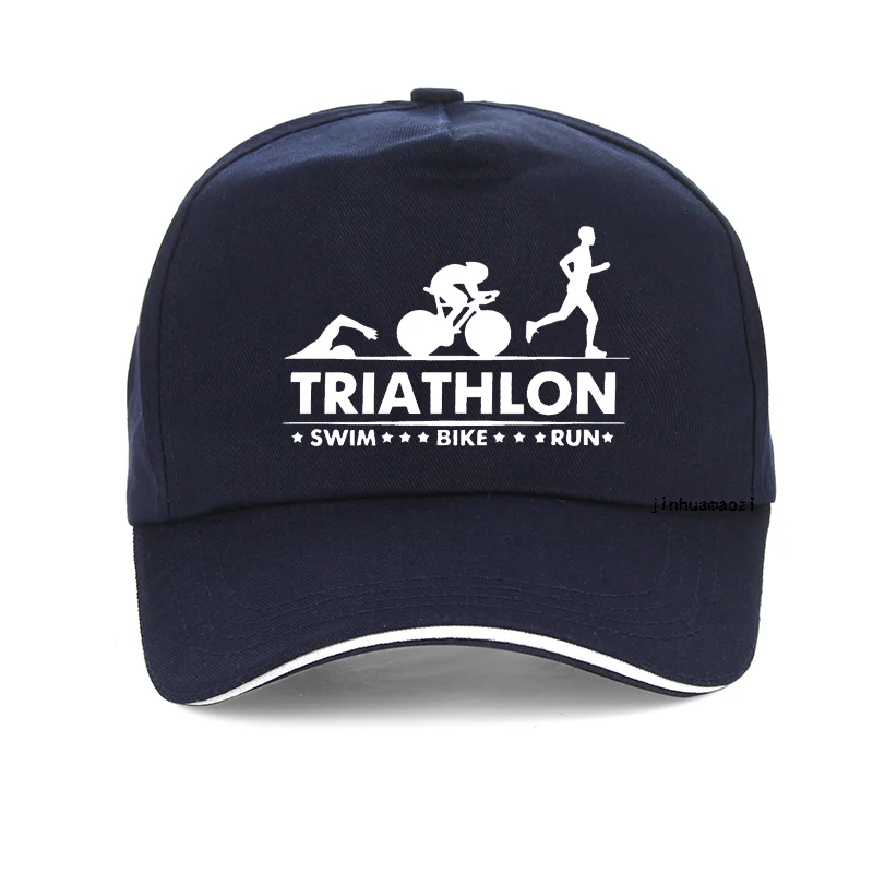 Men Triathlon Swim Bike Run Athlete Sport Golf hat Men Adjustable Summer Outdoor Sport sunhat Baseball Cap gorro
