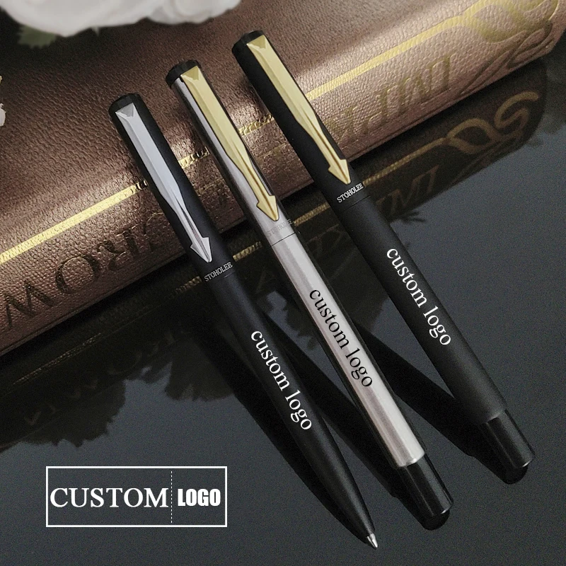 Customized Roller Ballpoint Pen Writing School Stationery Office