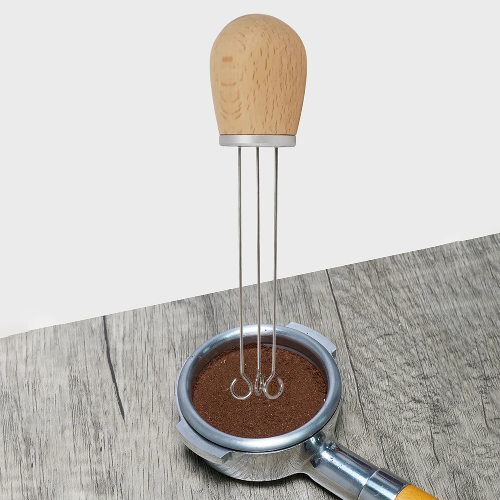 

Stainless Steel Coffee Distribution Tool, Coffee Cloth Powder Distribution Tool Cafe Stirrers Barista Accessories