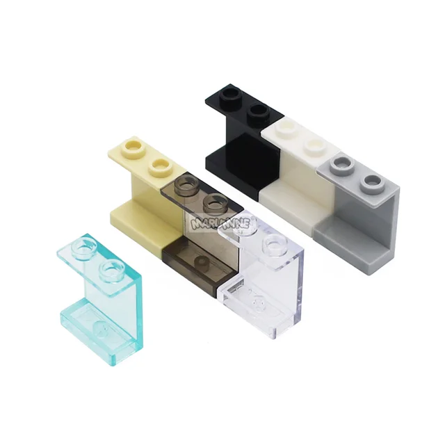 MARUMINE 4864 87552 Panel 1x2x2 Transparent Wall Glass Window 30PCS MOC Bricks City House Bulk Parts Building Block Accessories 3