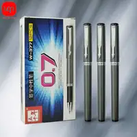 WQN-3/6/12PCS Business Rollerball Pen Office School Gel Pen Smooth Writing Stationery 0.7mm High Quality Black Ink 1
