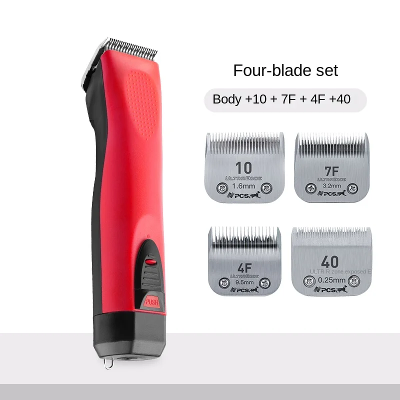 Professional Shaver Pet Electric Clipper Dog Electric Clipper Plug-in Dual-use Cat Teddy Shaver Pusher CP-9060 Set hair trimmer pet clipper dog hair trimmer pet hair trimmer dog clipper