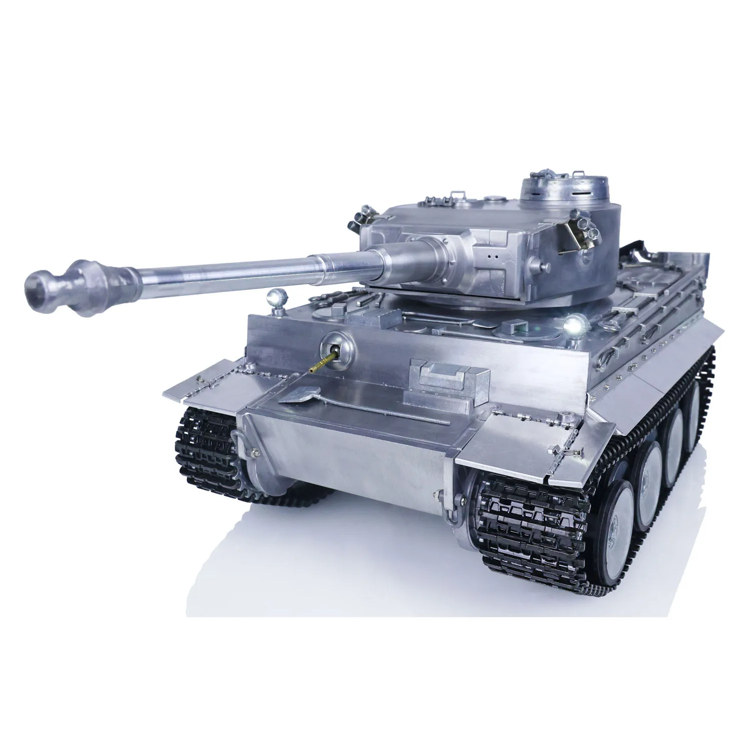 메탈 마토 1/16 스케일 타이거 I RC RTR 탱크 모델 적외선 배럴 리코일 메탈 컬러 360 °   Rotating1220 RC Panzer 장난감 TH00643-SMT7