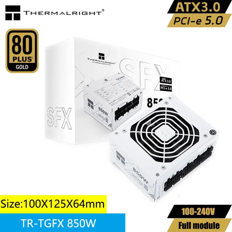 

Thermalright TR-TGFX850W White SFX gold medal full module computer case power supply, support ATX3.0 /pcie5.0 (850 /750W)